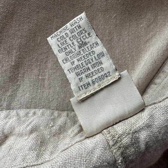 J. Jill Linen Beige Ankle High Rise Wide Leg Pants Womens 16 - Picture 8 of 8